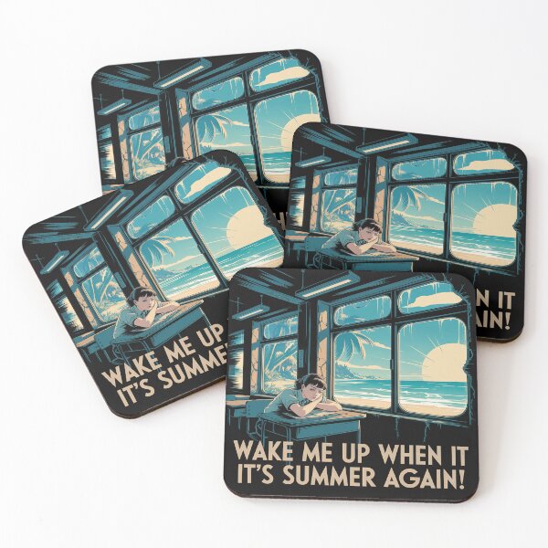 Item preview, Sad Schoolgirl Missing Summer – Back to School Melancholy Art designed and sold by WykroMerch.