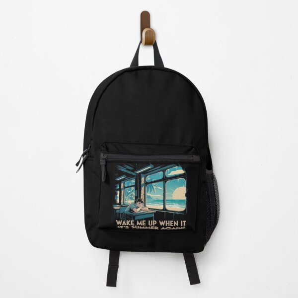 Item preview, Sad Schoolgirl Missing Summer – Back to School Melancholy Art designed and sold by WykroMerch.
