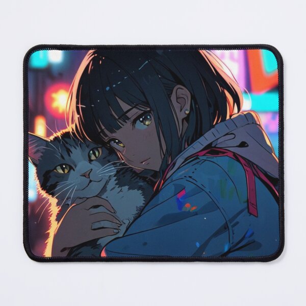 Item preview, Futuristic Neko Girl and Galaxy Cat designed and sold by Space-Galaxy.