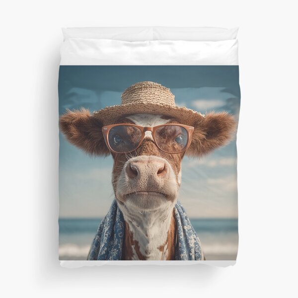 Item preview, A cow in a hat and glasses designed and sold by sheptonian.