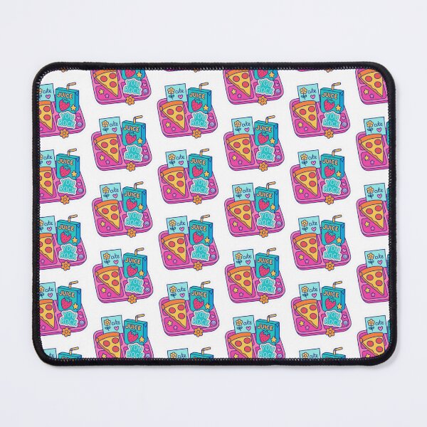 Item preview, Back to school maximalist design with colorful lunch items and motivational notes, AI Generated designed and sold by dvoevnore.