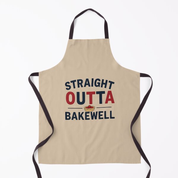 Item preview, Straight Outta Bakewell Funny British Foodie Tee designed and sold by Uglyandcute.