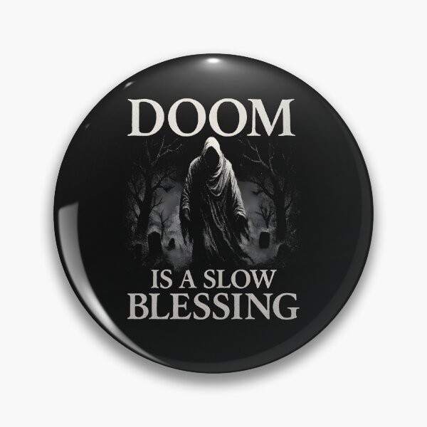Item preview, Doom Metal Slogan designed and sold by Krossgor.