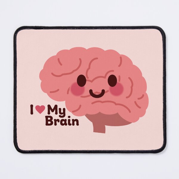 Item preview, I Love My Brain – Cute Smiling Brain designed and sold by OEKAKIYASAN.