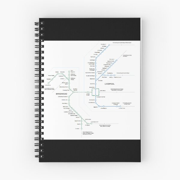 Item preview, Liverpool Birkenhead Transport Map designed and sold by KALEIDOSCOPE UK.