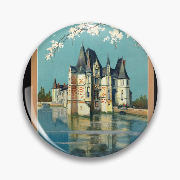 Item preview, Vintage Normandy Travel Poster | Château d'O Art Print | Chemins de Fer de l'État | French Railway Tourism | Art Nouveau Style designed and sold by artofuniverse.