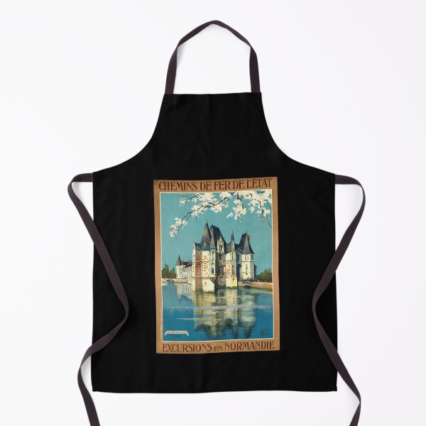 Item preview, Vintage Normandy Travel Poster | Château d'O Art Print | Chemins de Fer de l'État | French Railway Tourism | Art Nouveau Style designed and sold by artofuniverse.
