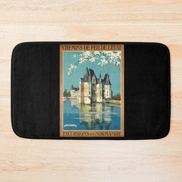 Item preview, Vintage Normandy Travel Poster | Château d'O Art Print | Chemins de Fer de l'État | French Railway Tourism | Art Nouveau Style designed and sold by artofuniverse.