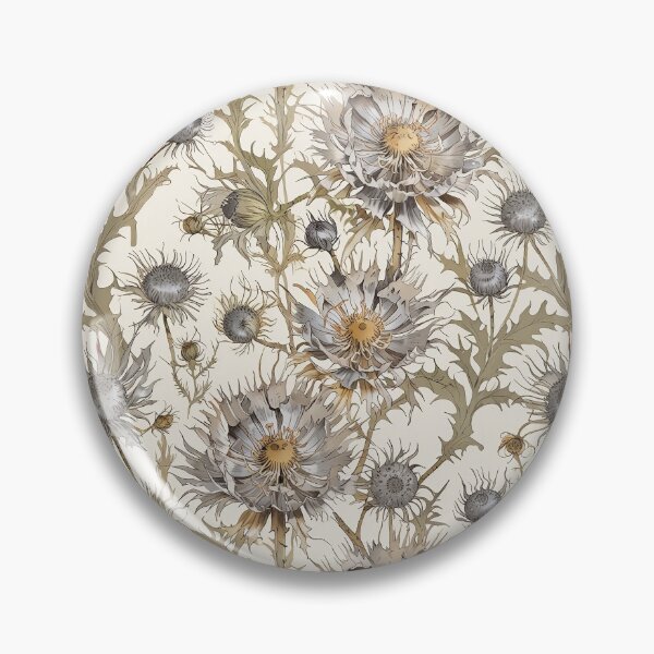 Item preview, Flowers and Leaves in Rustic Tones on a Cream Background designed and sold by CoolPixels.