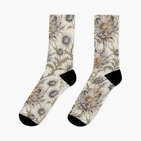 Item preview, Flowers and Leaves in Rustic Tones on a Cream Background designed and sold by CoolPixels.