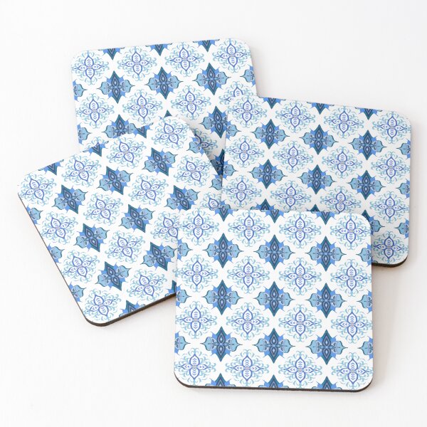 Item preview, Blue Thai Floral Motif Seamless Pattern designed and sold by chorstudio.