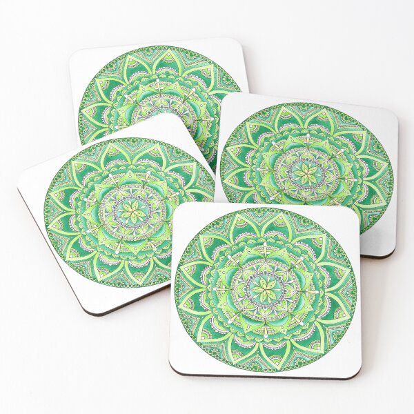 Item preview, Anahata - Heart Chakra Mandala Energy Healing Reiki designed and sold by mandalasouldesigns.