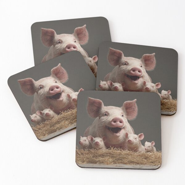 Item preview, A pig and her piglets designed and sold by sheptonian.