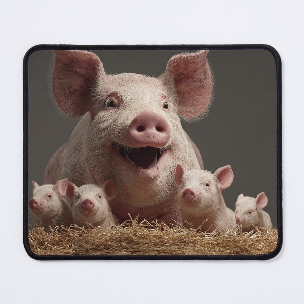 Item preview, A pig and her piglets designed and sold by sheptonian.