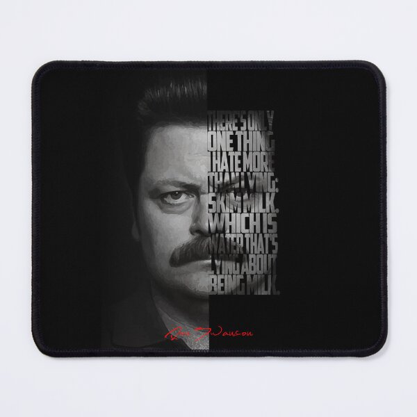 Item preview, Ron Swanson Quote – Skim Milk is Lying About Being Milk designed and sold by Enea Kelo.