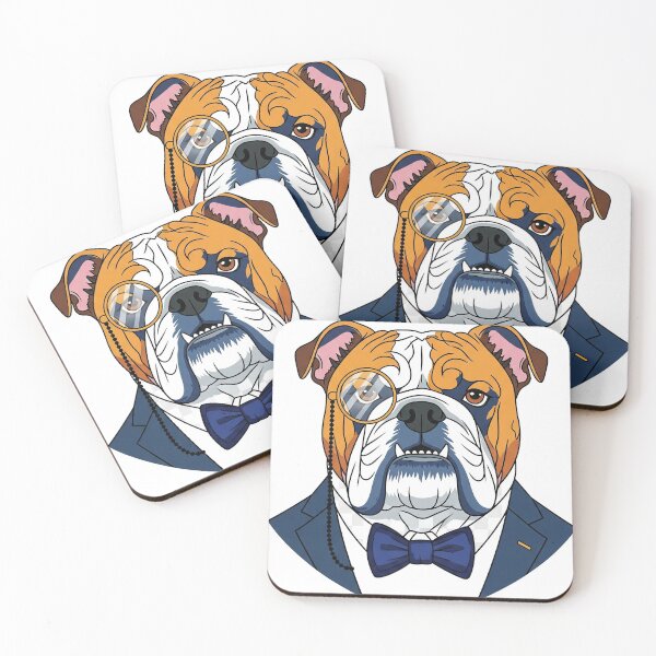 Item preview, The Dapper Bulldog with a Monocle designed and sold by redshop036.