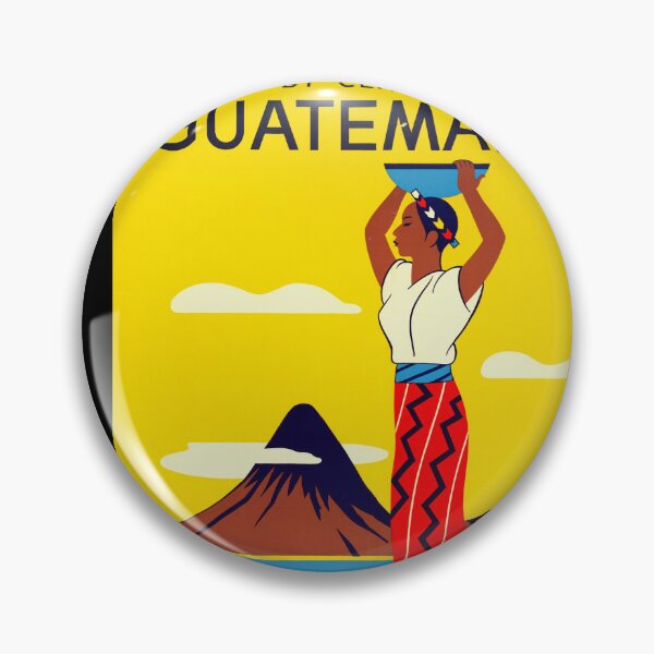 Item preview, Vintage Travel Poster | Fly by Clipper to Guatemala | Mid-Century Art Deco | Bold Colors | Cultural Adventure | Aviation History designed and sold by artofuniverse.