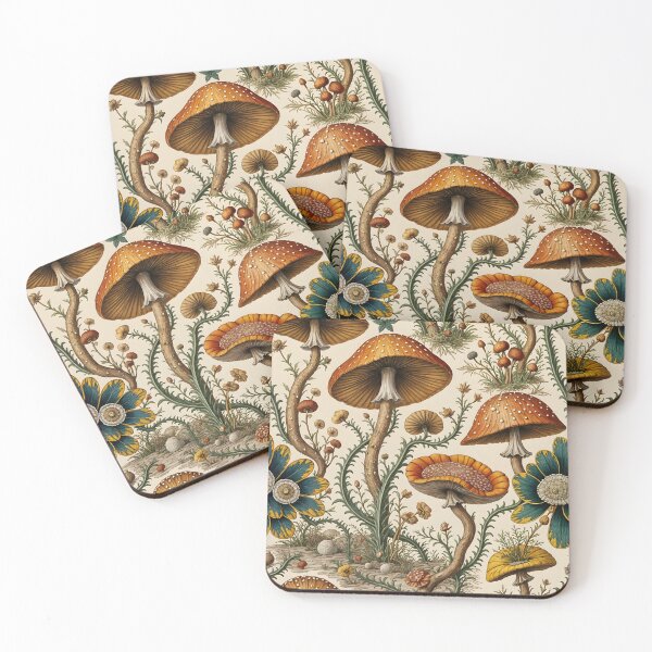 Item preview, Fantastical Mushrooms and Flowers designed and sold by LyndiiLoubie.