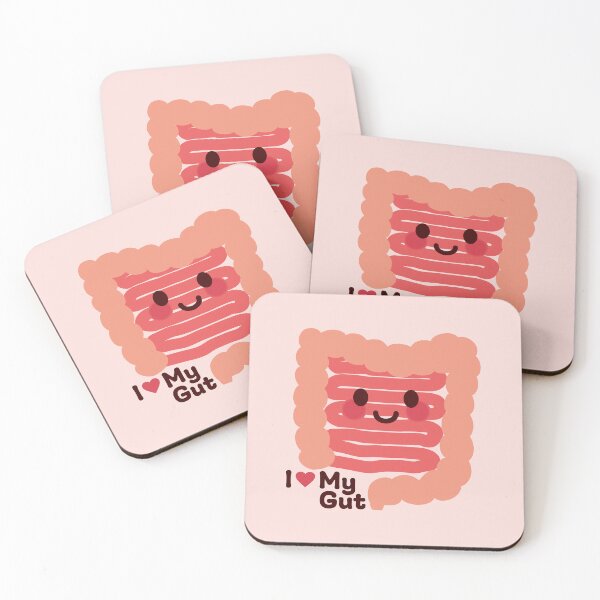 Item preview, I Love My Gut – Cute Smiling Intestines designed and sold by OEKAKIYASAN.