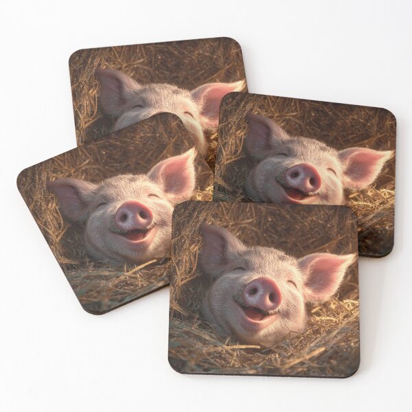 Item preview, Happy pig designed and sold by sheptonian.