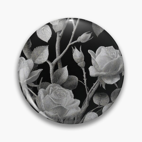 Item preview, Black and Silver Roses designed and sold by thewandswant.