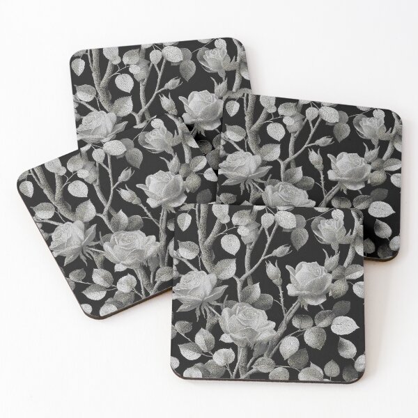 Item preview, Black and Silver Roses designed and sold by thewandswant.