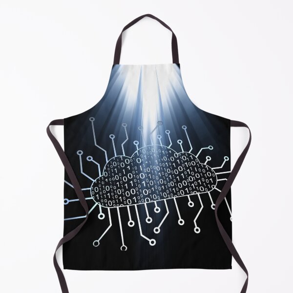 Item preview, Cloud Data Transfer – Futuristic Binary Cloud & Network Circuit Design designed and sold by ProDesignByMK.