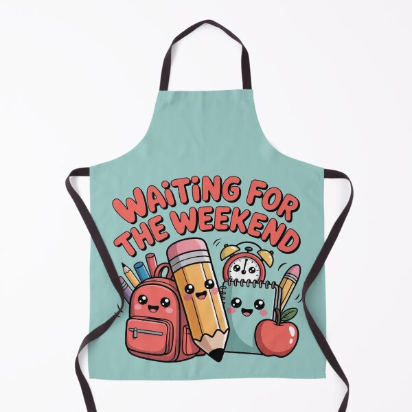 Item preview, Waiting for the weekend – back to school vibe designed and sold by WikaKowalczyk.
