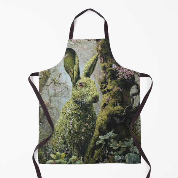 Item preview, Moss Green Celtic Hare designed and sold by thewandswant.
