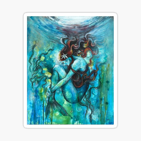 Item preview, Sleeping Mermaid designed and sold by FanitsaArt.