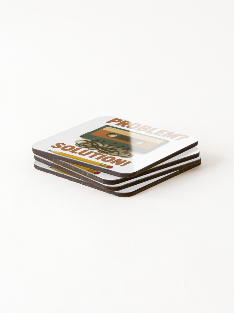 Thumbnail 4 of 5, Coasters (Set of 4), Problem 90' designed and sold by RetroCode.
