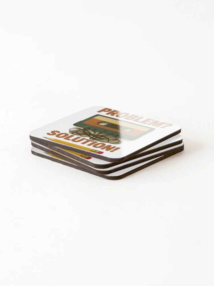 Thumbnail 4 of 5, Coasters (Set of 4), Problem 90' designed and sold by RetroCode.