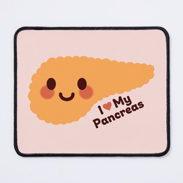 Item preview, I Love My Pancreas – Cute Smiling Pancreas designed and sold by OEKAKIYASAN.