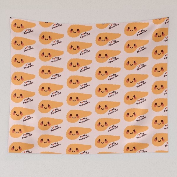 Item preview, I Love My Pancreas – Cute Smiling Pancreas designed and sold by OEKAKIYASAN.