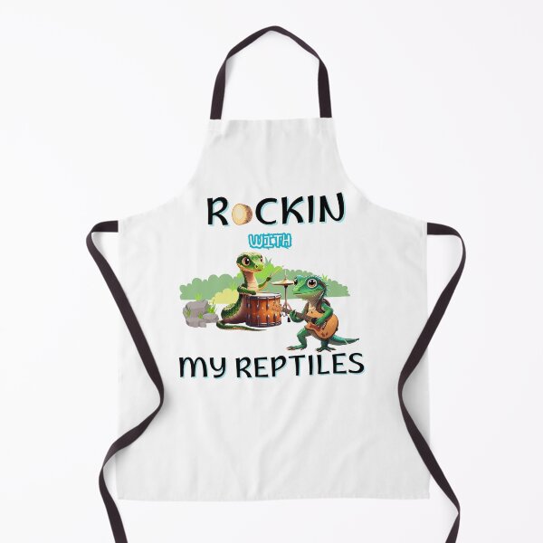Item preview, Rockin’ With My Reptiles – Funny Lizard and Snake Music Tee designed and sold by DIGITALIAA.