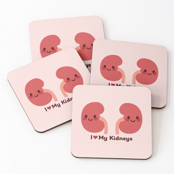 Item preview, I Love My Kidneys – Cute Smiling Kidneys designed and sold by OEKAKIYASAN.