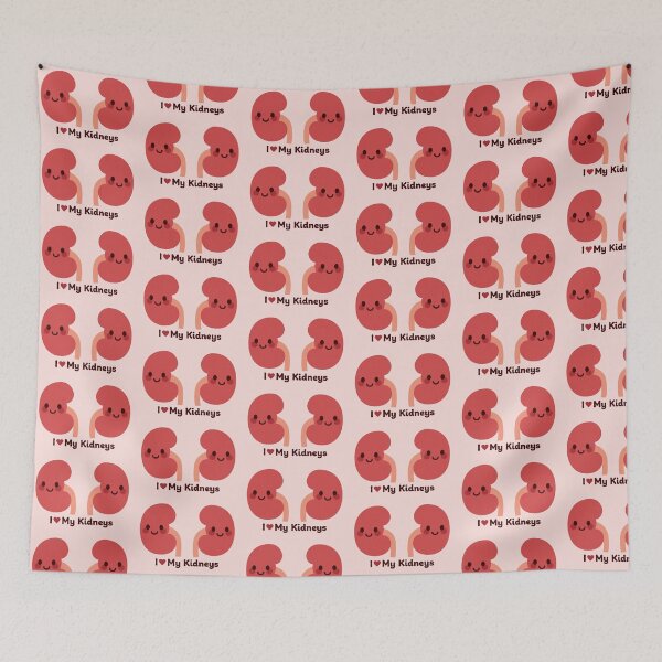 Item preview, I Love My Kidneys – Cute Smiling Kidneys designed and sold by OEKAKIYASAN.