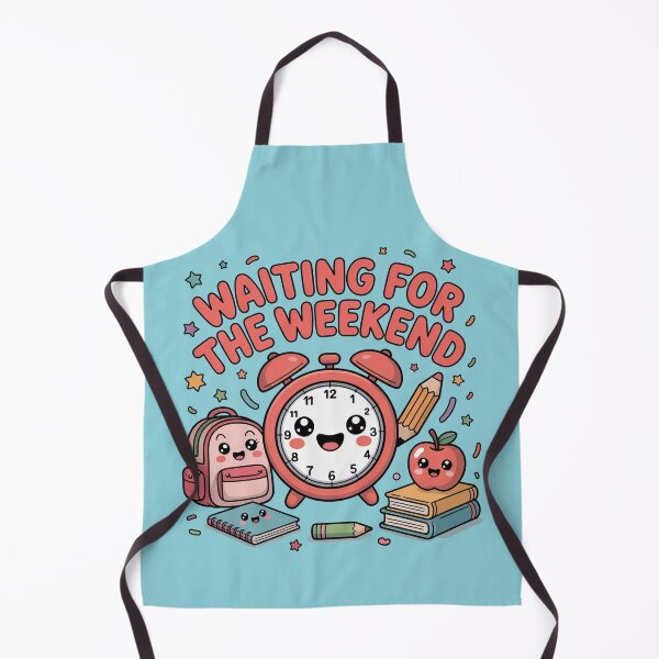 Item preview, Waiting for the weekend – back to school vibe designed and sold by WikaKowalczyk.