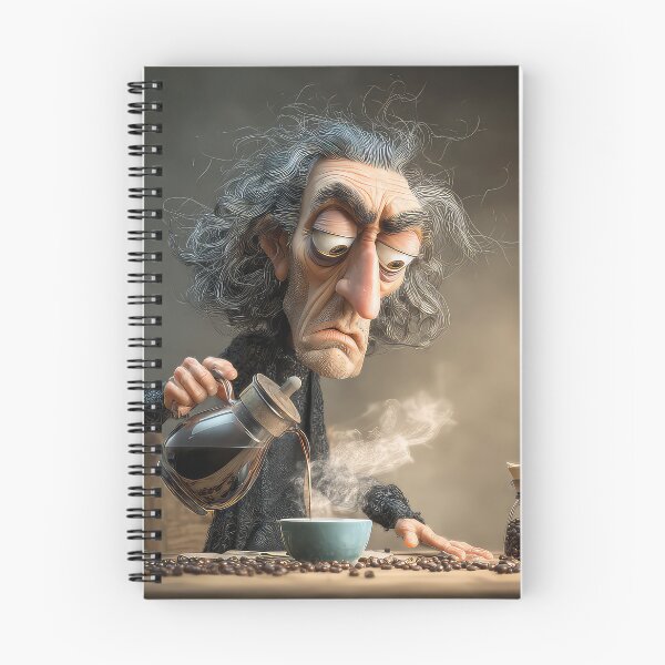 Item preview, Grumpy Old Man Making Morning Coffee designed and sold by thewandswant.