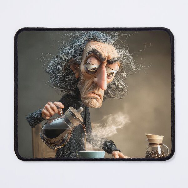 Item preview, Grumpy Old Man Making Morning Coffee designed and sold by thewandswant.