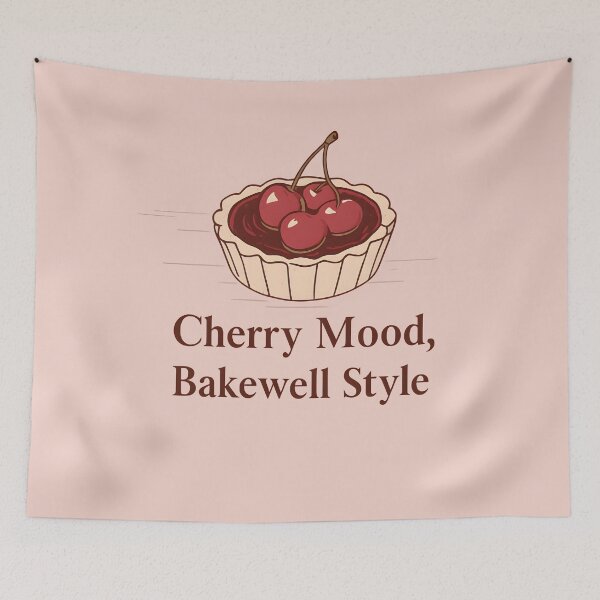 Item preview, Cherry Mood Bakewell Style Bold Dessert T-Shirt designed and sold by Uglyandcute.
