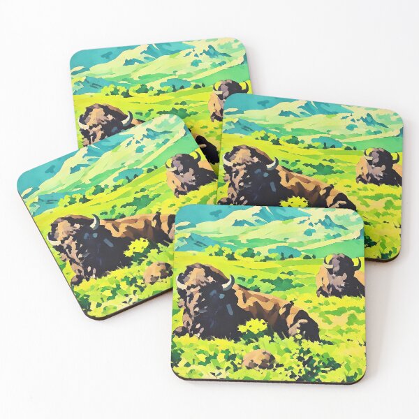 Item preview, Bison at the Wichita mountains in Oklahoma designed and sold by RobynPeters1836.