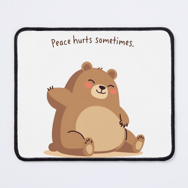 Item preview, Meditating Bear with Sore Back designed and sold by ZenAnimal.