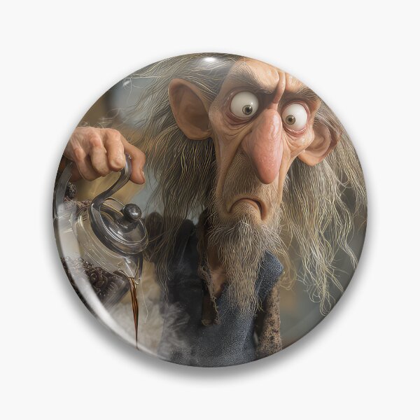 Item preview, Grumpy Old Man Making Morning Coffee designed and sold by thewandswant.