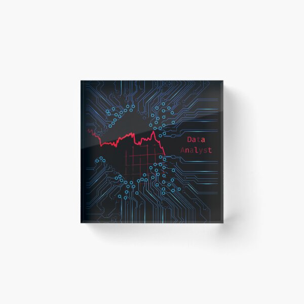 Item preview, Data Analyst – Tech Circuit Graph Design for Data Scientists & Engineers designed and sold by ProDesignByMK.