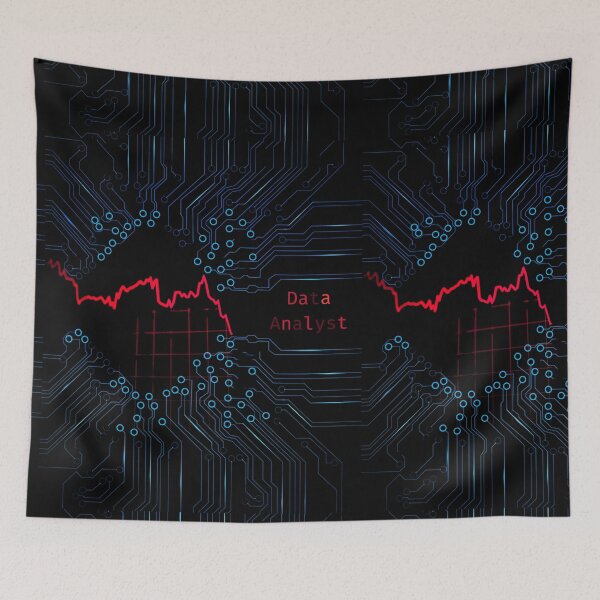 Item preview, Data Analyst – Tech Circuit Graph Design for Data Scientists & Engineers designed and sold by ProDesignByMK.