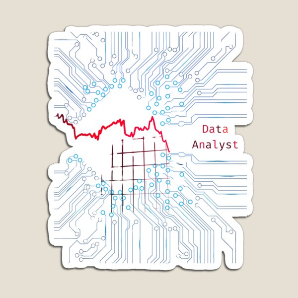 Item preview, Data Analyst – Tech Circuit Graph Design for Data Scientists & Engineers designed and sold by ProDesignByMK.