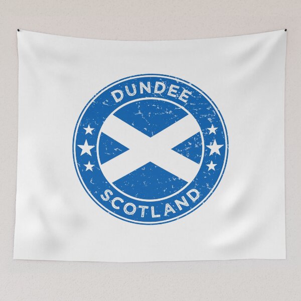 Item preview, Dundee Scotland Waterfront City Scottish Flag Heritage Design designed and sold by ArtByKatti.
