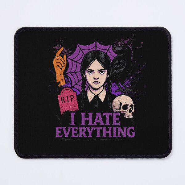Item preview, Dark Sarcasm & Gothic Attitude | I Hate Everything | Gothic Alternative Sarcastic Art designed and sold by EnchantedDesigns .