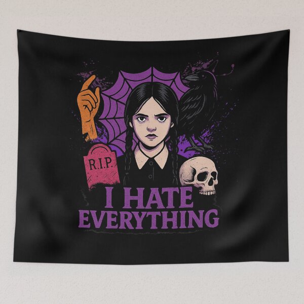 Item preview, Dark Sarcasm & Gothic Attitude | I Hate Everything | Gothic Alternative Sarcastic Art designed and sold by EnchantedDesigns .